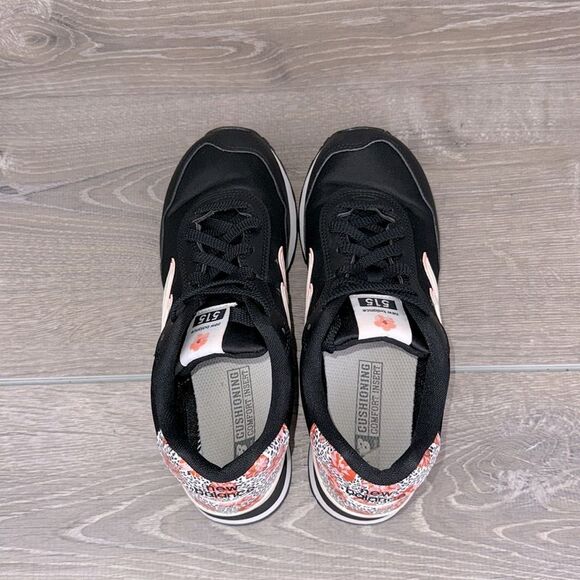 New Balance 515 v3 Women’s Sz 8B Black Leopard Floral Low Top Lace Up Sneakers - Picture 5 of 10